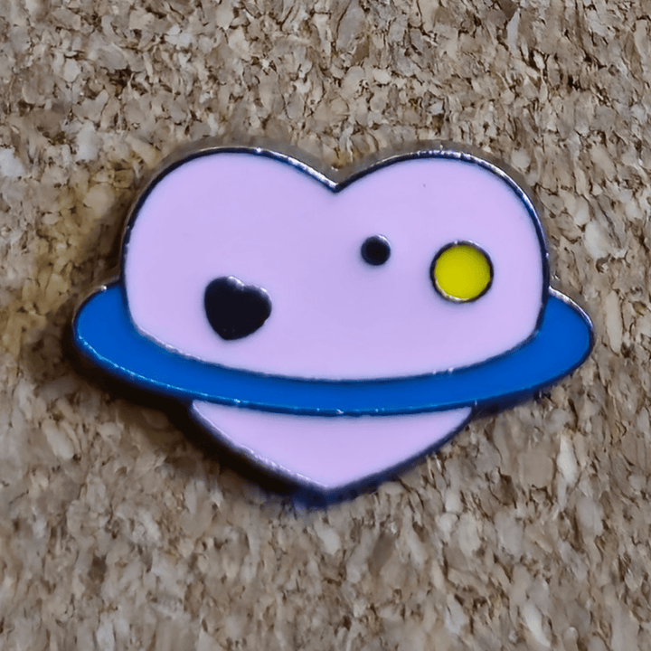 Space Heart Pin - Glitz & Gleam - Brooches - Coastal Charm Creators