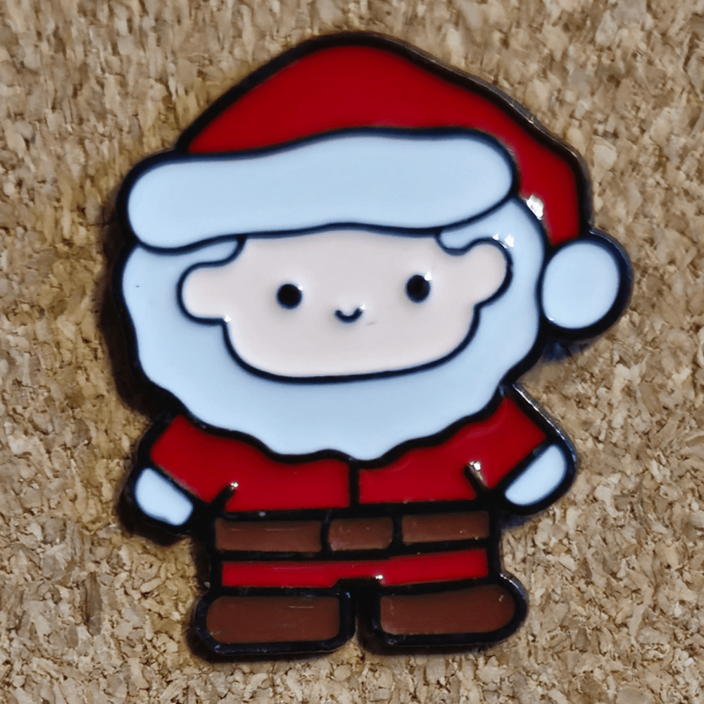 Standing Santa Pin - Glitz & Gleam - Brooches - Coastal Charm Creators