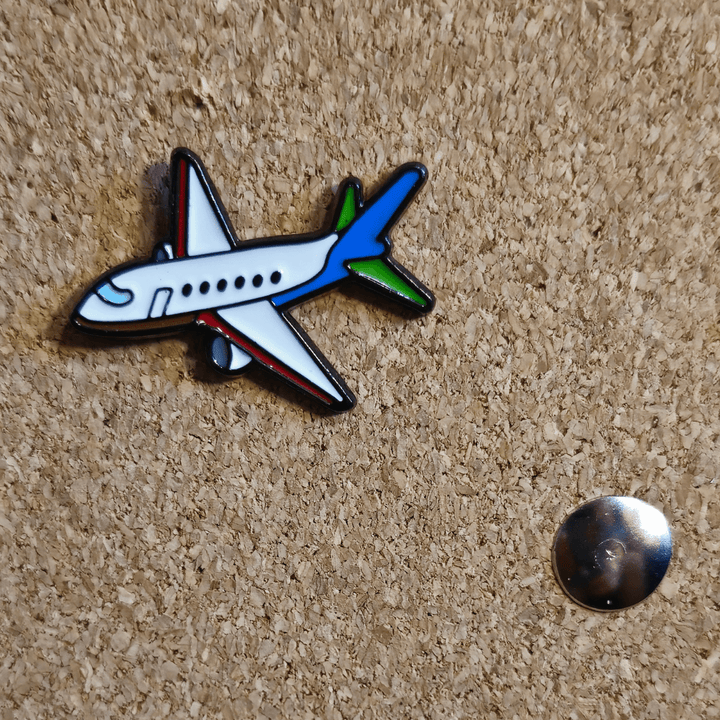 Stereoscopic Plane Pin - Glitz & Gleam - Brooches - Coastal Charm Creators