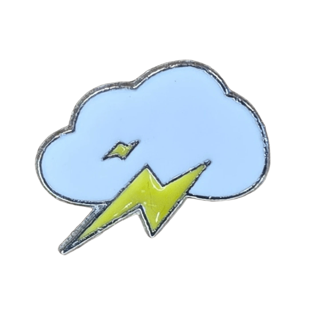 Storm Cloud Pin - Glitz & Gleam - Brooches - Coastal Charm Creators