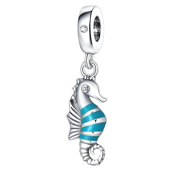 Striped Sea Seahorse Charm - Coastal Charms - Charm - Coastal Charm Creators