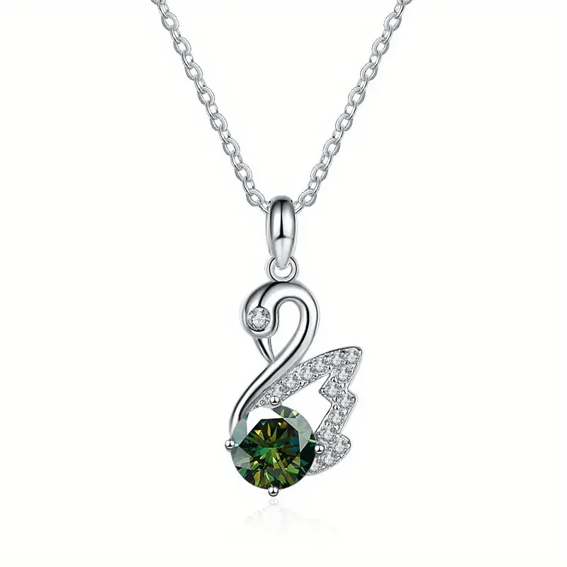 Swan Diamond Motiff Necklace - Diamond Dew - Necklace - Coastal Charm Creators