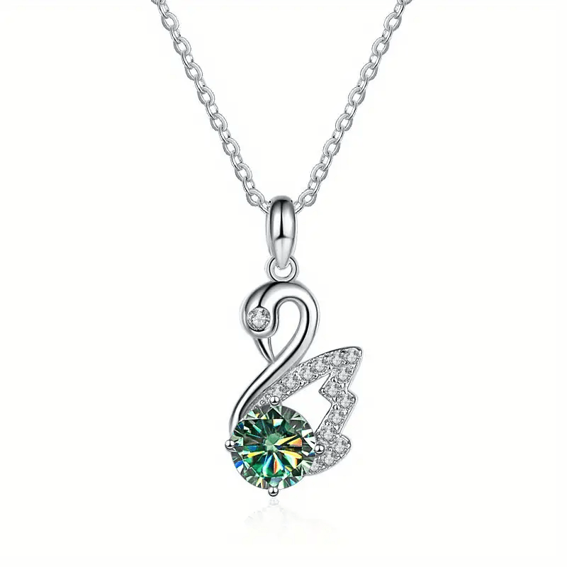 Swan Diamond Motiff Necklace - Diamond Dew - Necklace - Coastal Charm Creators