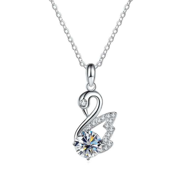 Swan Diamond Motiff Necklace - Diamond Dew - Necklace - Coastal Charm Creators