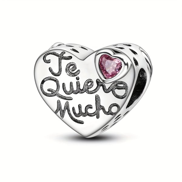 Te Quiero Mucho Heart Charm - Coastal Charms - Charm - Coastal Charm Creators