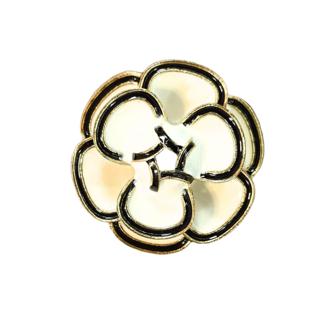 The Camellia Brooch - Crown & Opal - Brooches - Coastal Charm Creators