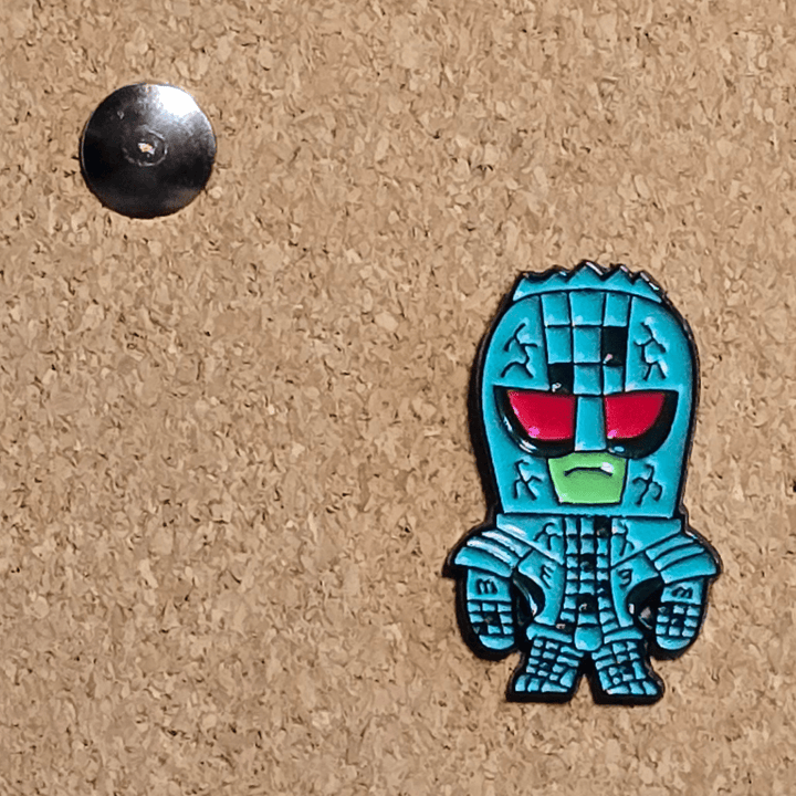 The Reptilian Martian Pin - Glitz & Gleam - Brooches - Coastal Charm Creators