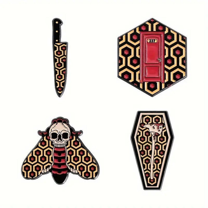 The Shining Coffin Axe Pin - Glitz & Gleam - Brooches - Coastal Charm Creators