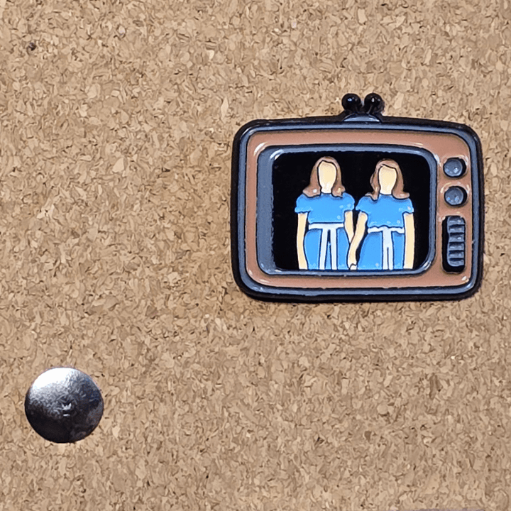 The Shining Twins TV Pin - Glitz & Gleam - Brooches - Coastal Charm Creators