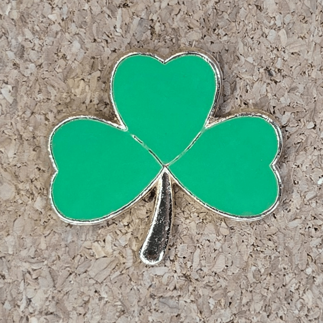 Three Leaf Clover Pin - Glitz & Gleam - Brooches - Coastal Charm Creators