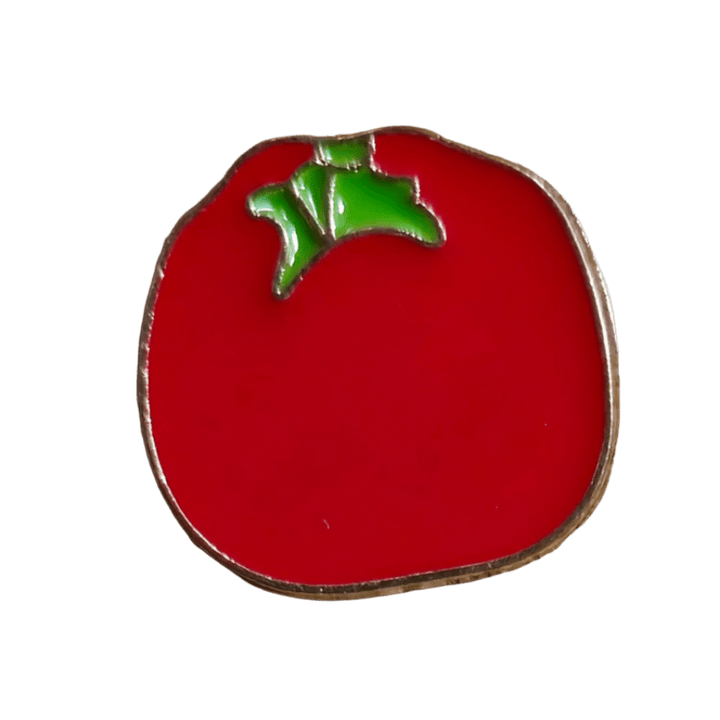 Tomato Pin - Glitz & Gleam - Brooches - Coastal Charm Creators