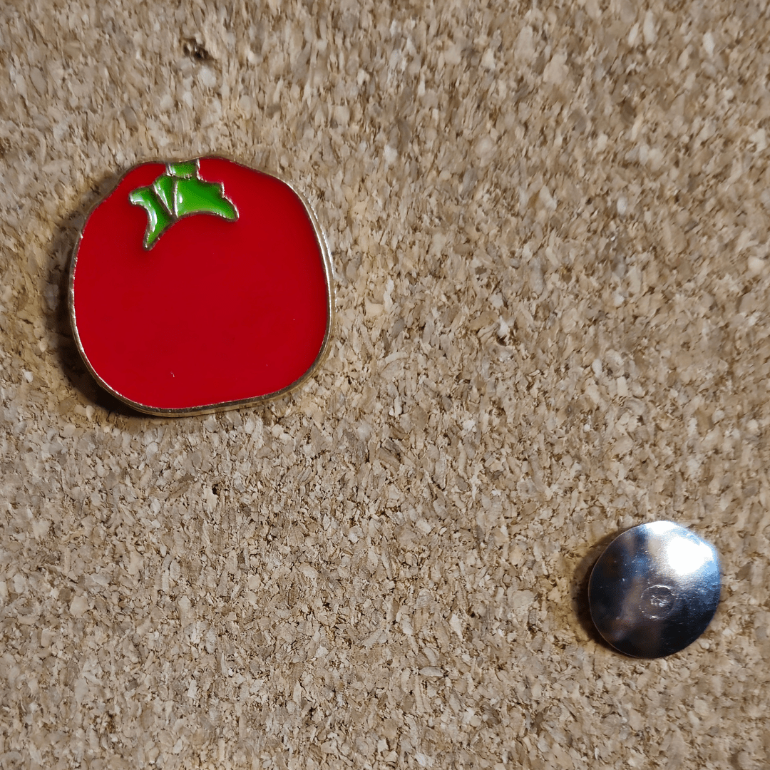 Tomato Pin - Glitz & Gleam - Brooches - Coastal Charm Creators