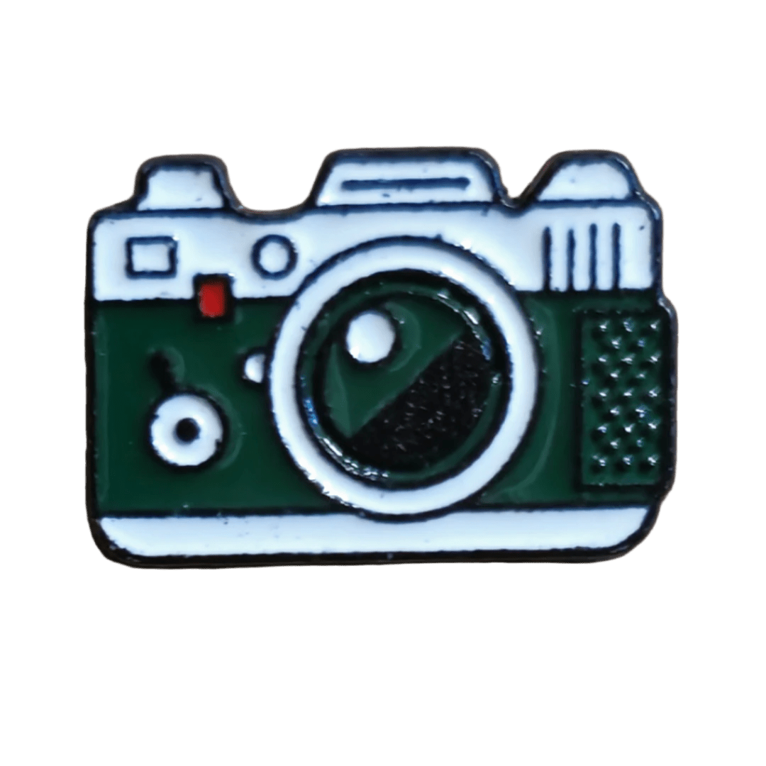 Vintage Camera Pin - Glitz & Gleam - Brooches - Coastal Charm Creators