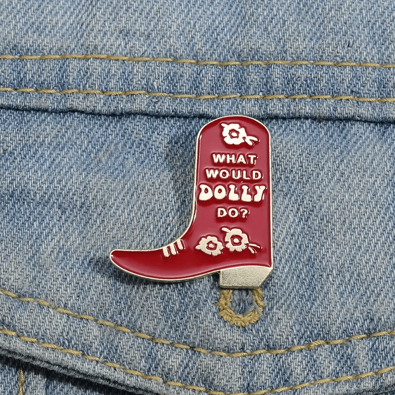 What Would Dolly Do? Pin - Glitz & Gleam - Brooches - Coastal Charm Creators