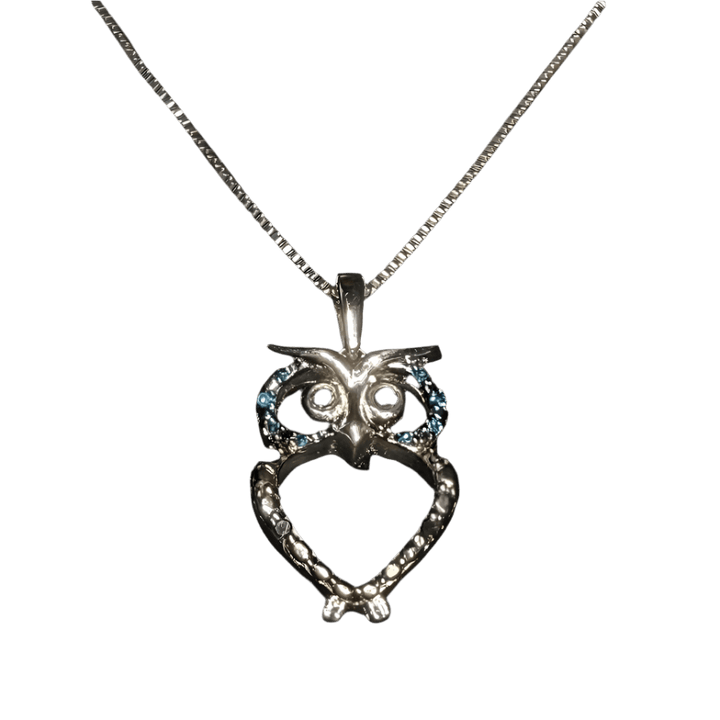 Wise Owl Charm - Diamond Dew - Necklace - Coastal Charm Creators